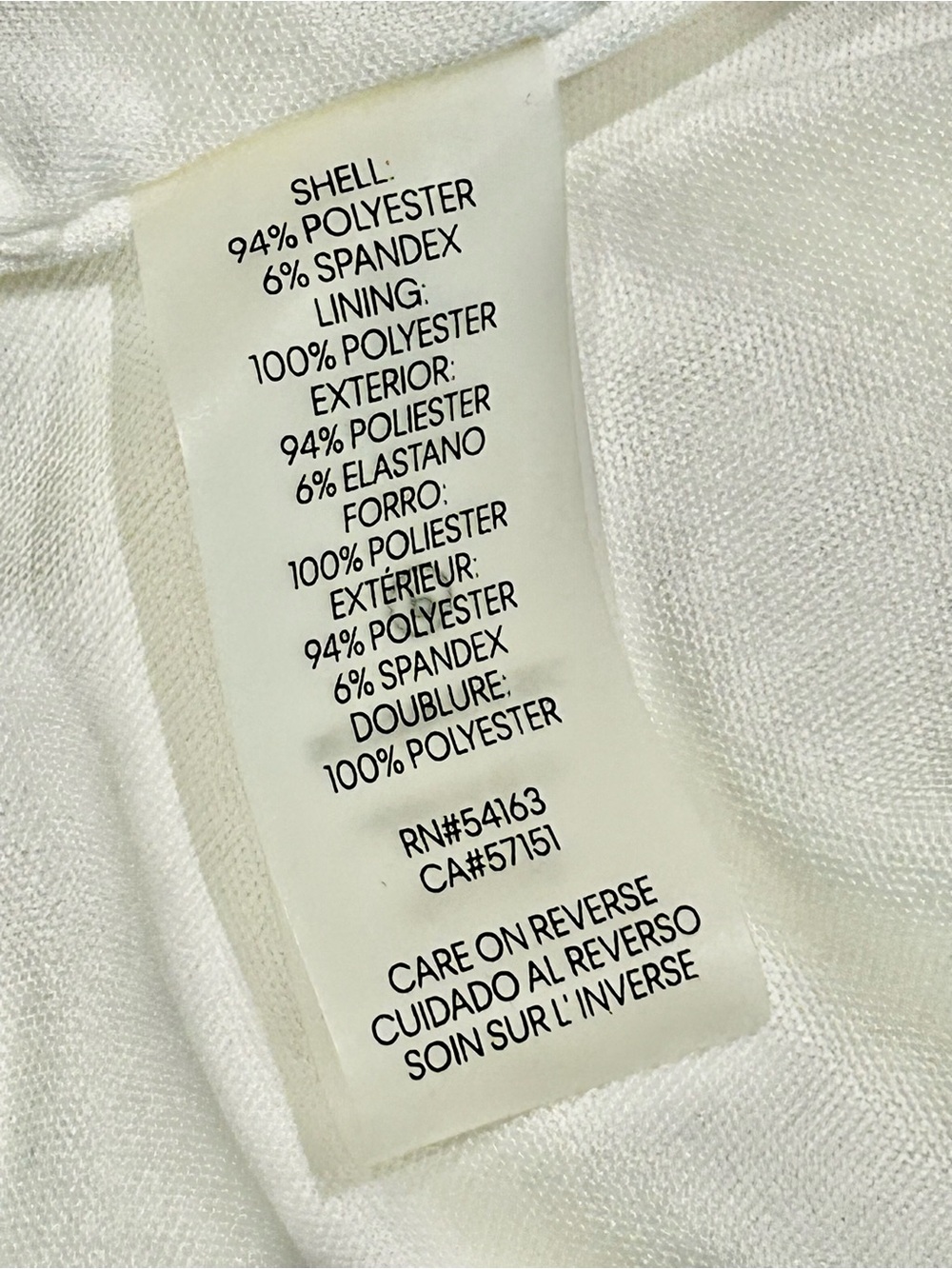 Calvin Klein Cream Sleeveless Layered Midi Dress, Size 12 - Picture 6 of 8